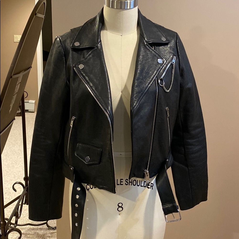 Maje Leather Jacket